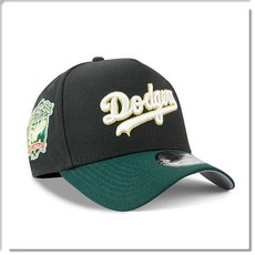 New Era 洛杉磯道奇隊棒球帽, 黑,綠, 1個