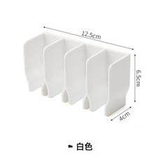 DFMEI 壁掛式免打孔衛生間洗面奶收納架化妝品置物架鏡櫃牙膏瀝水固定器, 1個, 如圖