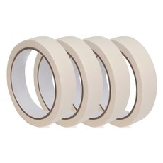 아이베란다 마스킹테이프 도장 자동차 종이테이프 20mm x 20M, 4개