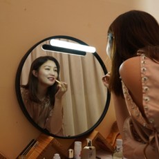 삼성만 LED조명 무선충전식 어디든부착 독서실 화장대 옷장, 전구색, 1개