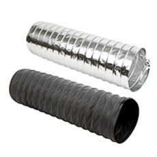 알루미늄 닥트 호스 내열 배기용 냉난방 후렉시블 닥트 호스 환기용 주름관 환풍기 집진용 레인지 화장실, 알루미늄(5M), 175파이