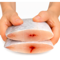 두툼한 토막 갈치 갈치조림 구이용 냉동 생선, 5개, 200g (3토막)