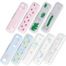 라온 휴대용 디자인 칫솔살균기 자외선살균기 RNS-202ser, 파인애플