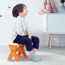 간편 조립 어린이 간이 의자 스툴 유치원 키즈카페 아이방가구 키즈가구 베이비룸 유아놀이터 신생아놀이터, 1개