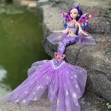 비브랜드 인어공주 인형 피규어 장난감 공주인형 인형놀이 마론 구체관절인형 50종 핸드메이드 선물 호환, 40~49cm(의상에 따라 상이), B50, 1개