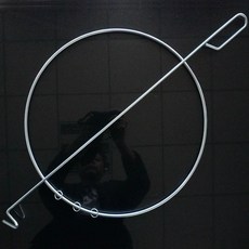 전통 굴렁쇠 민속놀이 완구 어린이 야외놀이 학교체육 스테인리스 철재 회전놀이 운동장 교구 추억 장난감 굴렁쇠세트, 철환 실속 두꺼움 38cm-원형 금속, 1개