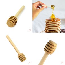 천연 떠먹는 우드 허니스틱 꿀항아리용 스틱 나무스틱 우드스틱