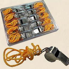 메탈 호루라기 다용도 휴대용 안전 금속 호각 스포츠 훈련용 휘슬 호신용