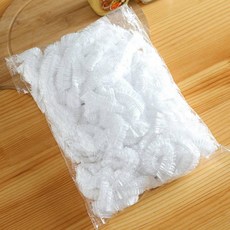 巷仔口保鮮膜套 萬用保鮮膜套 食物保鮮膜 一次性保鮮膜套 碗罩 保鮮蓋 保鮮封口套, 1個, 100只白袋裝,單個價格