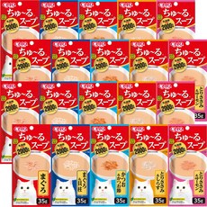 마더스캣 이나바 챠오 스프 랜팩 4개입 x 5종 총 20개, 혼합맛