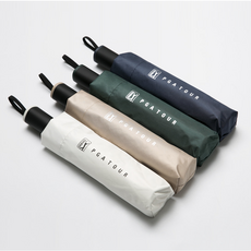 PGA 3단 수동 암막 우양산 양산 우산 UV 자외선 햇빛 차단 기념품 판촉물, 오프화이트