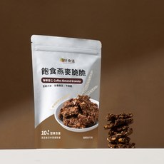 溫室好食道 飽食燕麥脆脆 咖啡杏仁, 1個, 總數量4~6包