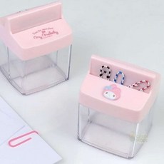 GM7 마이멜로디 자석 클립통 캐릭터클립디스펜서 마그네틱크립통