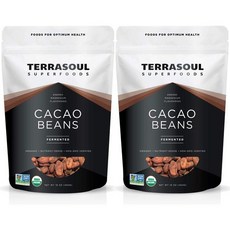 테라솔 슈퍼푸드 생 유기농 크리올로 카카오 콩 2파운드 ( Terrasoul Superfoods Raw Organic Criollo Cacao Beans 2 Lbs (2 Pac, 1개