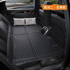 免充氣可摺疊汽車牀墊後排座板綿轎車用車座椅改牀睡覺神器車載牀熱賣中, 1個, 承重強黑色支架款可調節