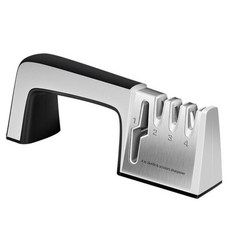 廚房磨刀器 刀剪兩用 不鏽鋼 多功能, 銀色款, 1個