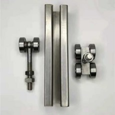 c형강로라 스테인레스 아연 중장비 나사 타공 찬넬, 1.5T 스텐 행잉레일 1m, 상세페이지 참고