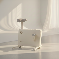 무브핏 핏큐브 바이크 가정용 실내 자전거 접이식 미니, 크림 화이트