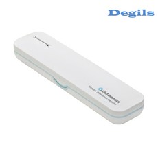 크린챔버 국내제조 uv led (충전식+건전지) 휴대용 칫솔살균기 1인용 DK-900, 화이트