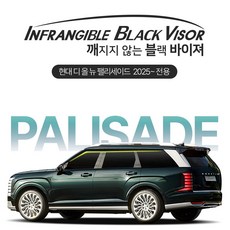 블랙도어 선바이저 빗물받이 현대 팰리세이드LX3 (6P) 2025~Now 썬바이저