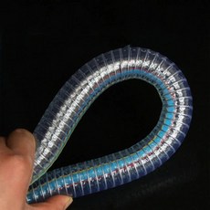 1-5 미터 PVC 호스 투명 강철 와이어 PVC 오일 연질 파이프 플라스틱 강철 워터 펌프 유연한 고무 튜브, 06 22x27mm, 02 3Meters