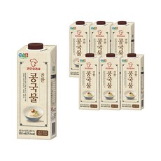 콩을 통째로 갈아넣은 정식품 진한콩국물 950ML 6개