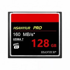 HSANYIUR 128GB UDMA 속도 최대 160MB 카드 카메라 오리지널 메모리 /S CF