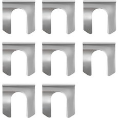 딕노 8 PCS U자형 금속 브레이크 클립 자동차 오토바이 트럭 SUV용 범용 차량 호스 잠금장치11.9mm 14.5mm|8 Pcs, 딕노-871BL