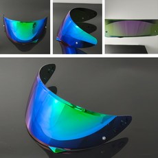 HJC 홍진 C10 쉴드 호환 컬러 스모그 실버 HJ-34P, Revo Deep Green