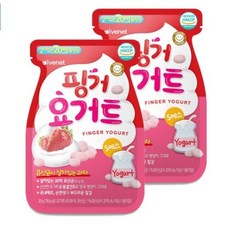 아이배냇 핑거 요거트, 딸기, 20g, 2개
