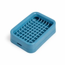 부착식 물빠짐 비누받침 홀더 트레이 거치대, 1개, 블루