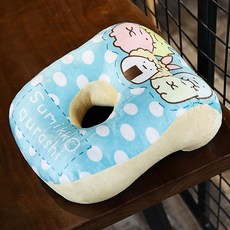 귀멸의칼날 캐릭터 쿠션 책상 베개 탄지로 네츠코 사무실 교실용, 1단, 블루