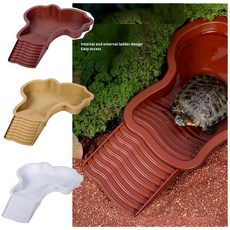 거북이 목욕조 수륙양용 라지 L 욕조 거북목욕조 동물욕조 거북이욕조 파총류수조 거북이수영장, 브라운