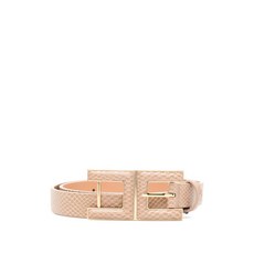 엘리자베타프랑키 엠보스드 이펙트 버클 벨트