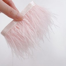 레인보우 A4 러블리 발레 깃털 핑크 글리터 가죽 DIY 만들기 Hairbows 액세서리 부티크 수제 공예, [02] Pink Feather 1yard