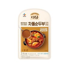 (냉장)[다담]차돌순두부찌개양념130g, 2개, 130g