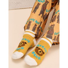 브랜드 빈폴키즈 BEANPOLE KIDS Print Bakery 패턴 수면양말 옐로우 BI49KTU01E 694937