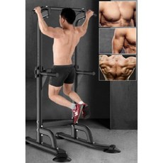 턱걸이기구 풀업기구 턱걸이 철봉 풀업바 실내 가정용 운동기구 치닝디핑, 치닝디핑(블랙)