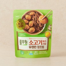 (매장정품) 풀무원 브랜드관 소고기메추리알 유정란장조림 125g 196188