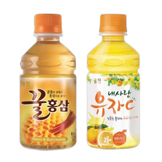 꿀홍삼 12개 + 내사랑 유자C 12개 280ml 총24개, 꿀홍삼 12개 + 내사랑 유자C 12개 280ml 총2, 1개