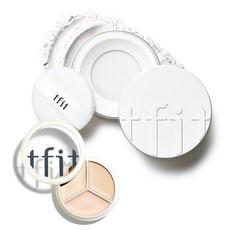 티핏 커버 업 프로 컨실러 00 라이트+피니싱 파우더 01 화이트 2종 세트, 1개