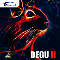 스핀로드 데구 2 탁구 러버, Black, 1개