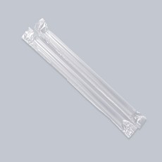 씨앤몰 일회용빨대 KH 12mm x 21cm 개별포장 버블티 투명, 1개, 200개입