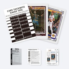 카드 센터링 및 두께 측정 스포츠 트레이딩 등급 키트가 포함된 데이메이 도구 세트