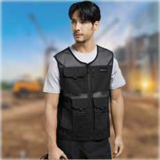 작업복 망사 다용도수납 망사조끼 안전작업 라이더 배달조끼 K2세이프티 VE-5607