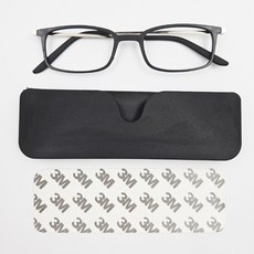 접이식 돋보기 안경 태 슬림 휴대용 접이식 노안 민원실, 블랙