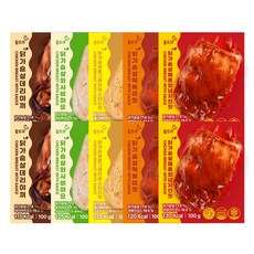풀토래 소스 닭가슴살 맛보기 세트 100% 국내산 식사대용, 10개, 100g