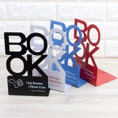 디피엘 철재 L형 북엔드 2P 스틸