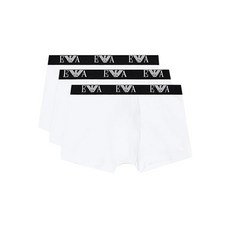 엠포리오아르마니 콘트라스트 웨이스트밴드 복서 브리프 3팩 세트