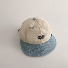 백백이나라 유아동 매쉬 청썬캡